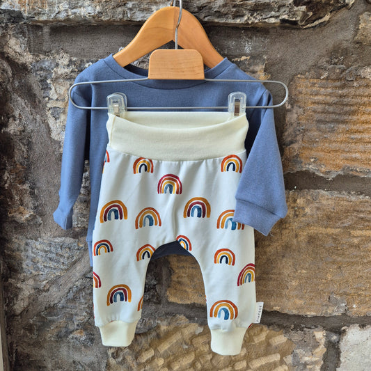 2 Piece Set - Rainbow and Blue